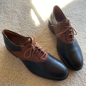 Johnston and Murphy J&M1850 two toned oxfords
